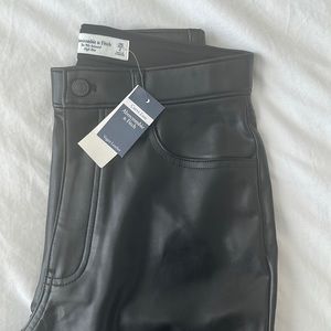 Abercrombie Curve Love Leather Pants
